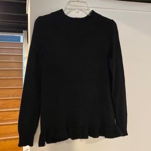 Black mock neck sweater